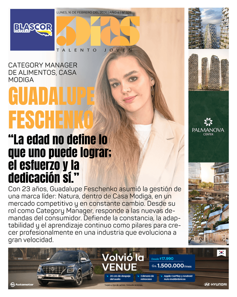 Tapa del Diario Talento Joven