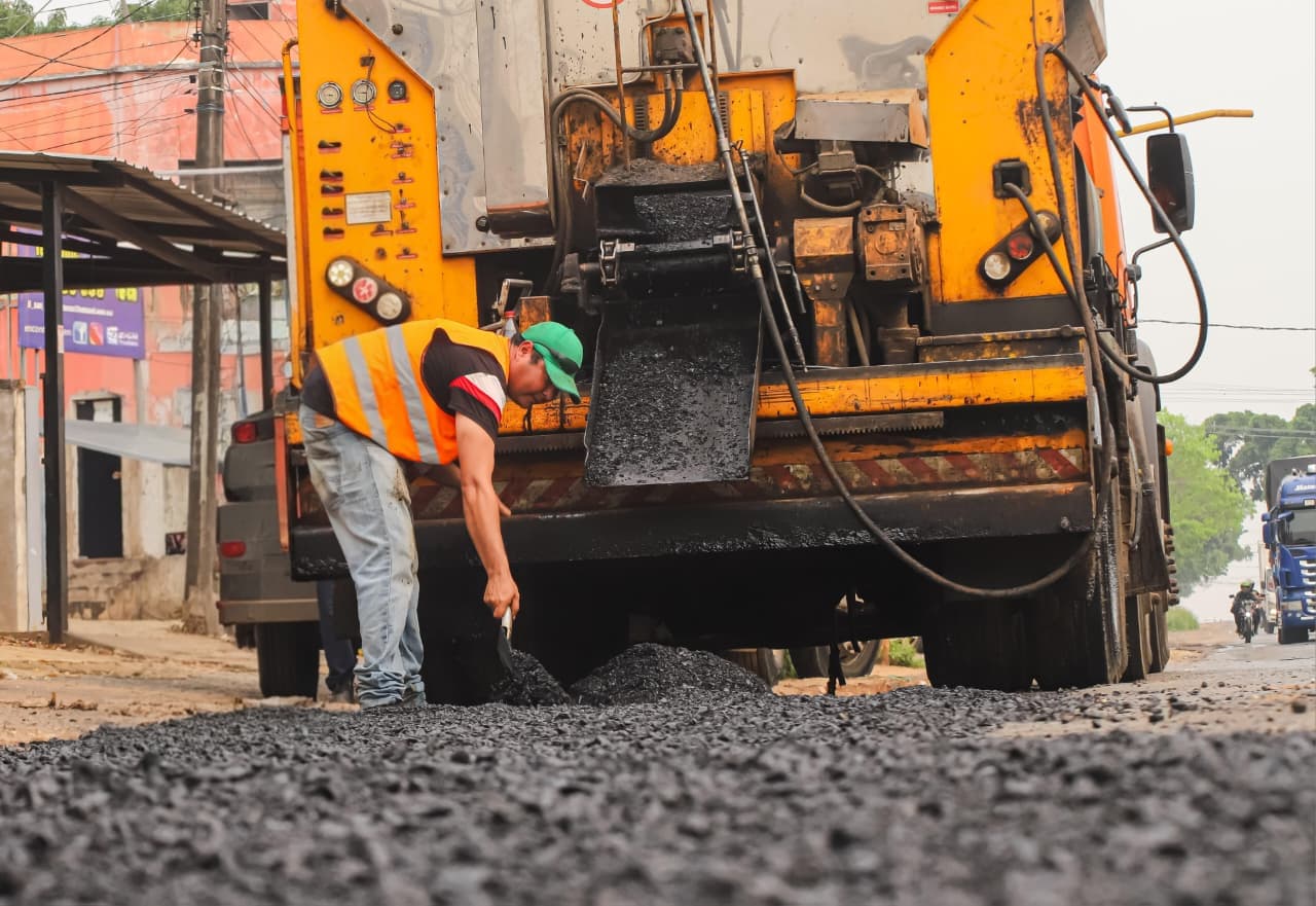 Guairá avanza en un 40% con el plan 1.000 kilómetros de asfalto